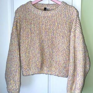 H&M Slightly Cropped Chunky Sweater